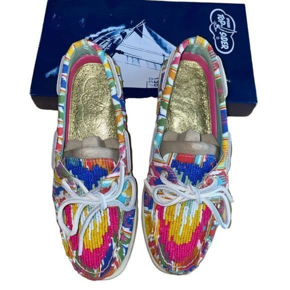Sperry | Multi Beaded Ikat, womens size 6, Top-Sider